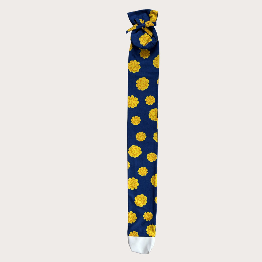 Bright Yellow Flower (Navy)