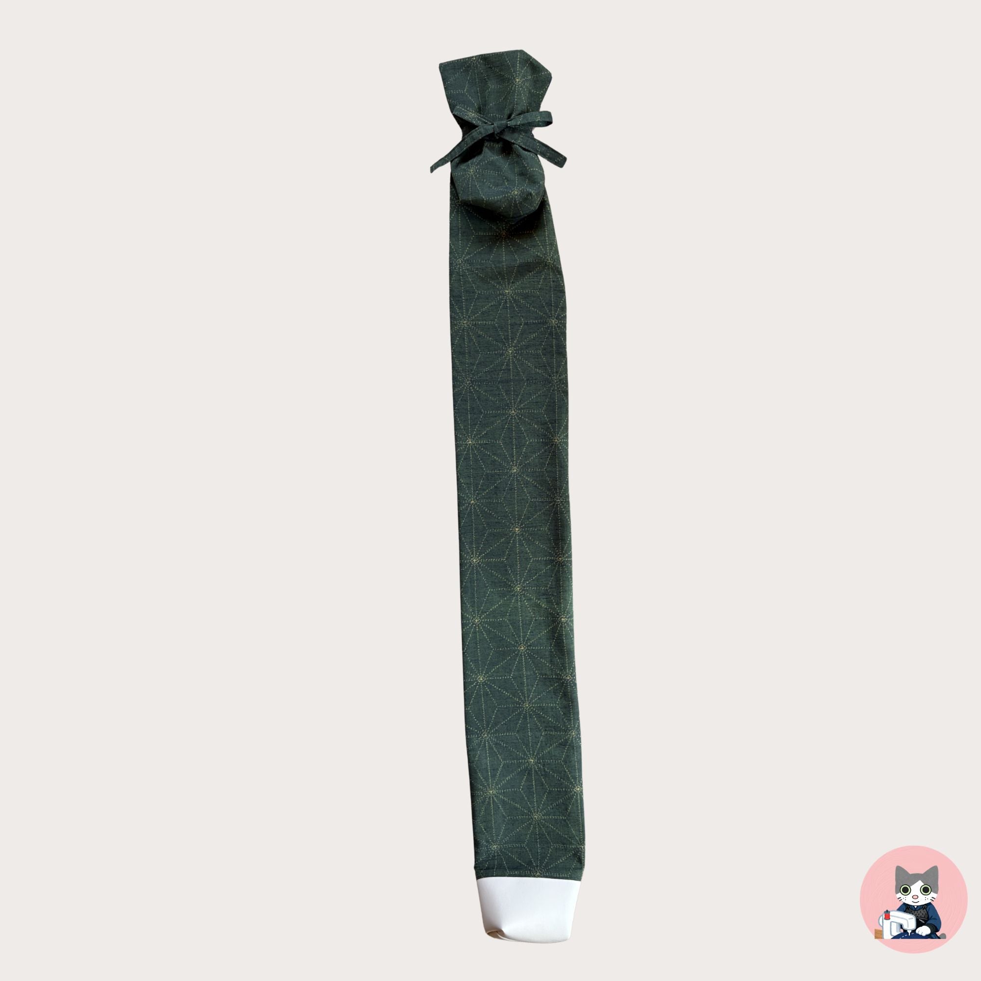 Green Hemp-Leaf Pattern