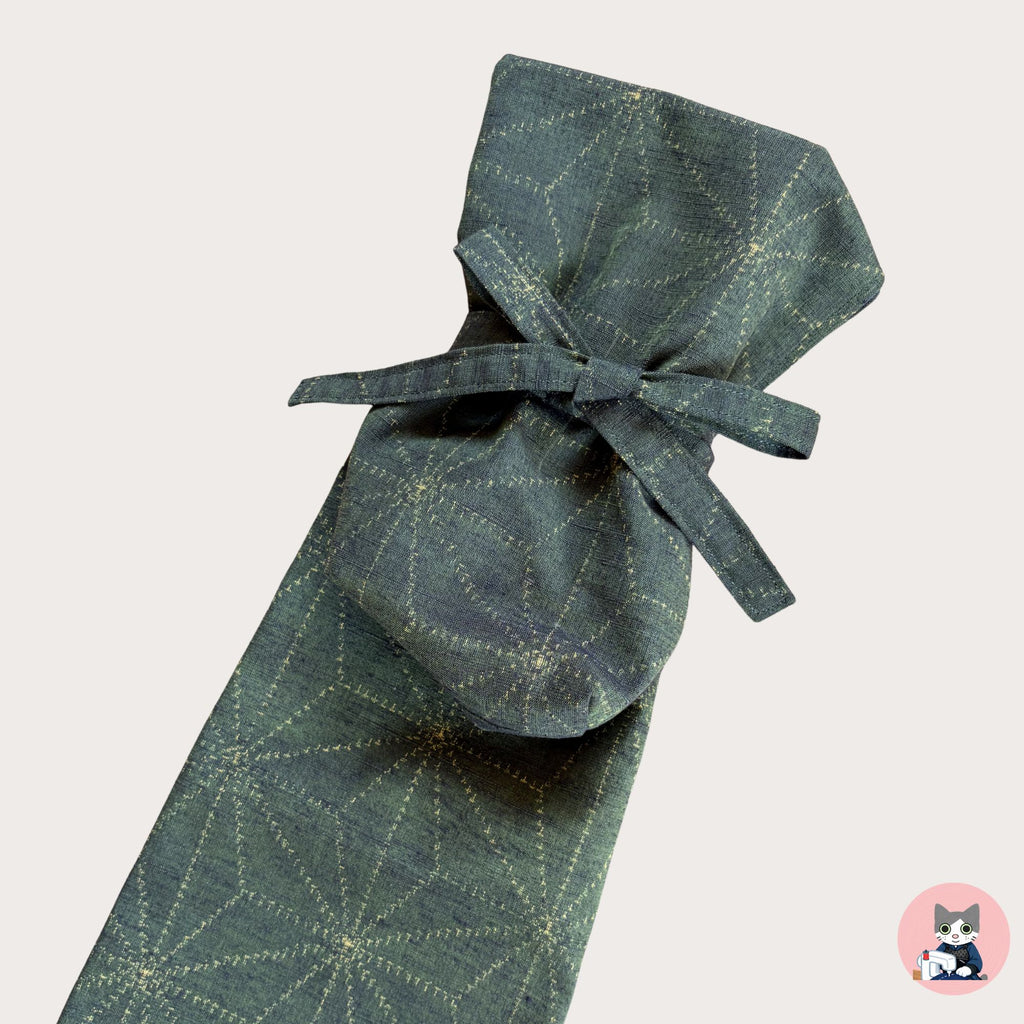 Green Hemp-Leaf Pattern