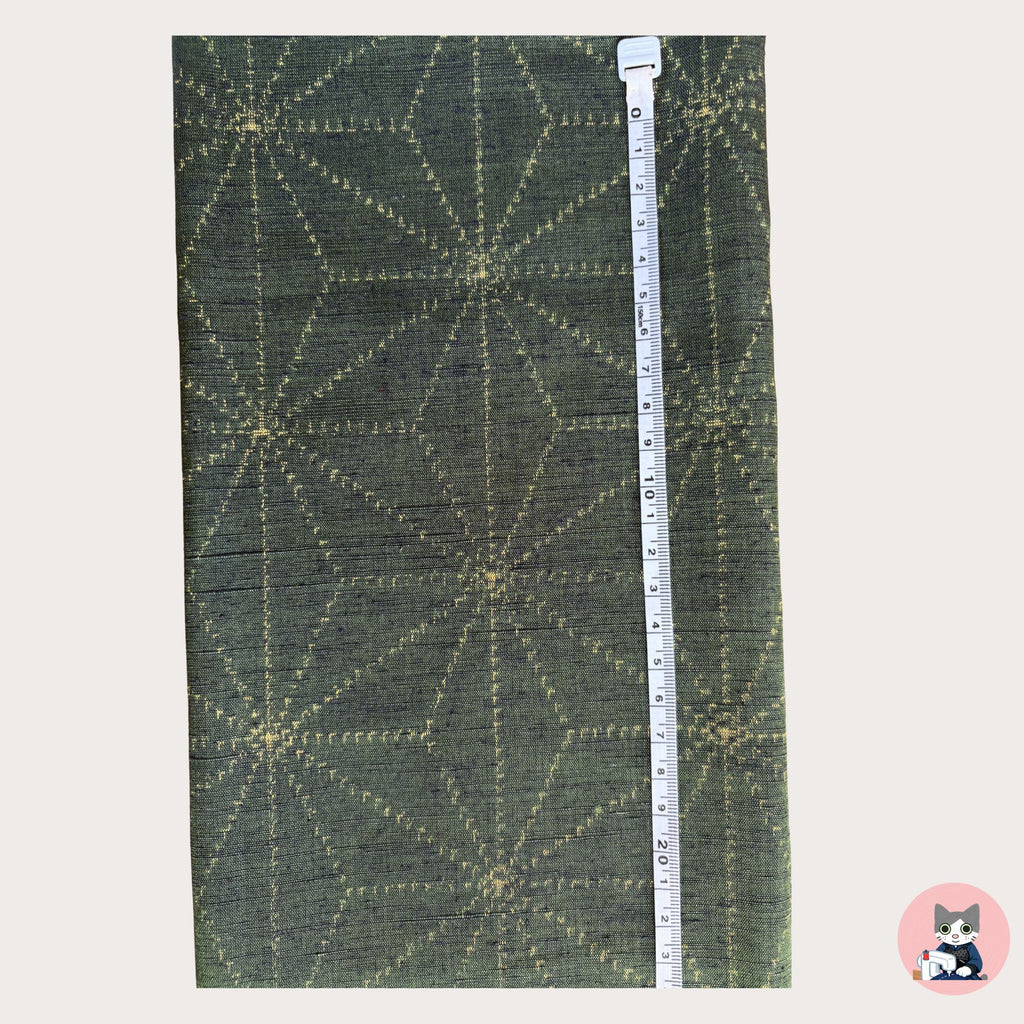 Green Hemp-Leaf Pattern