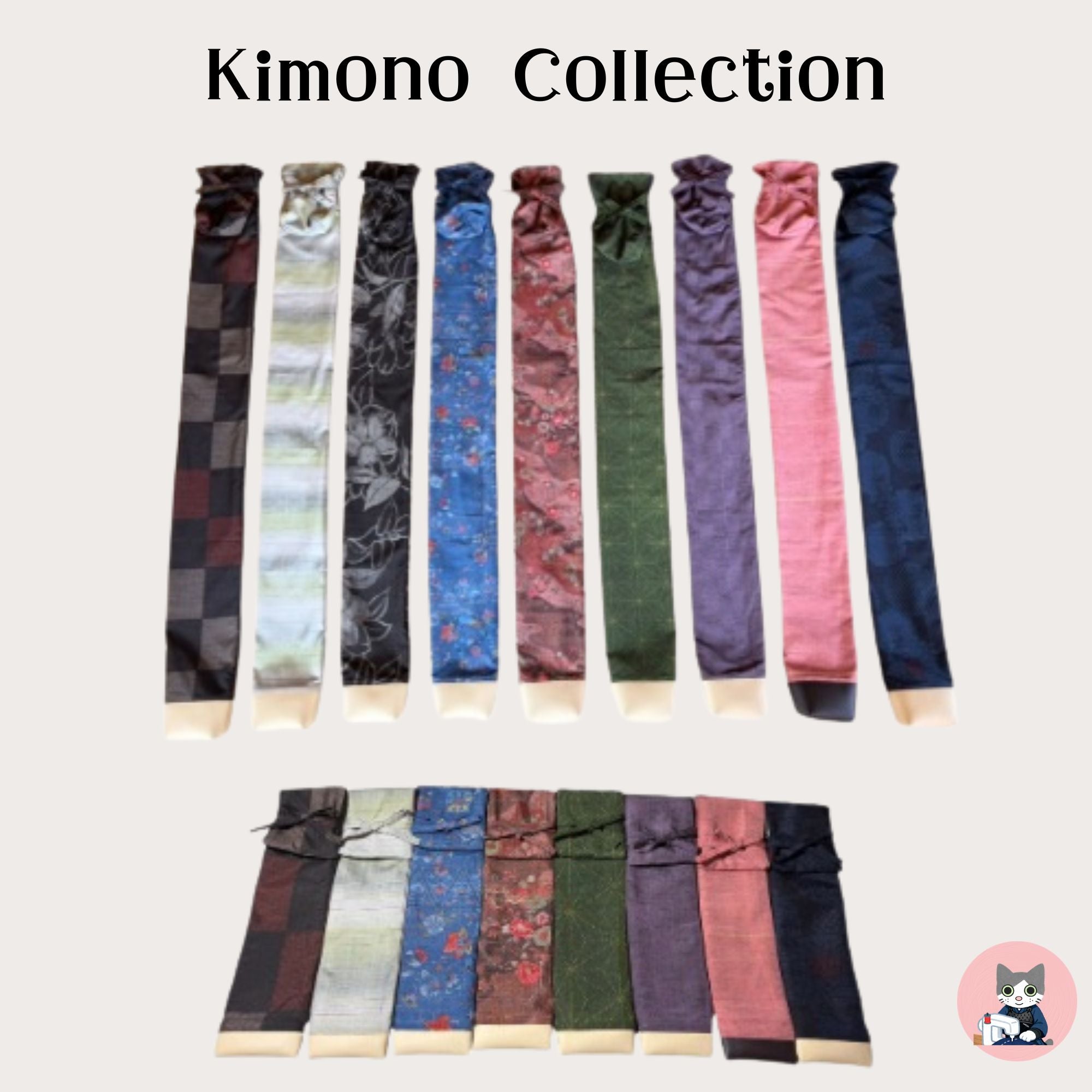 【Certified Tsumugi】Brown & Black Checkered - Pure Mud-Dyed Yuki Tsumugi