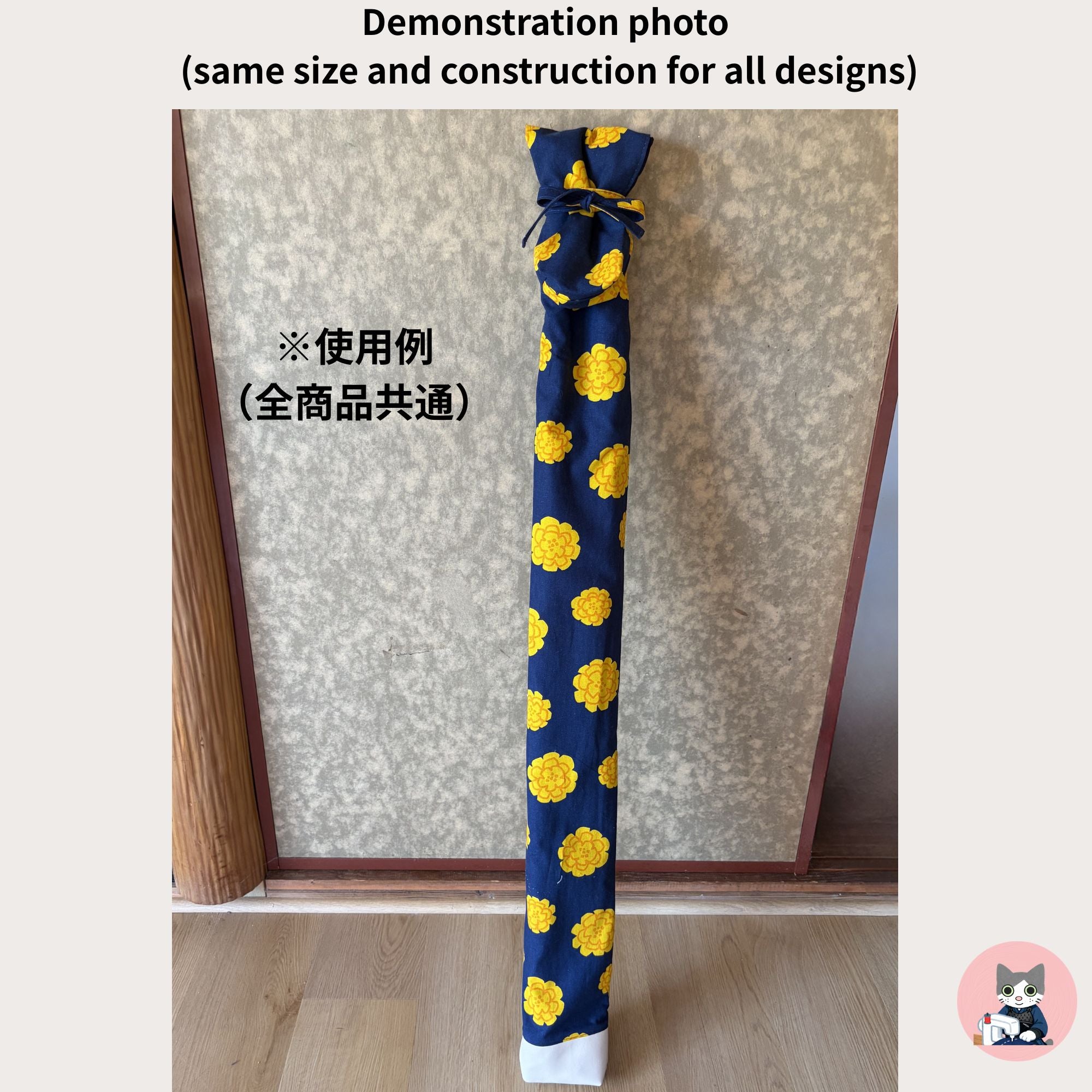 【Certified Tsumugi】Blue-Gray  Floral Arabesque- Ojiya Tsumugi