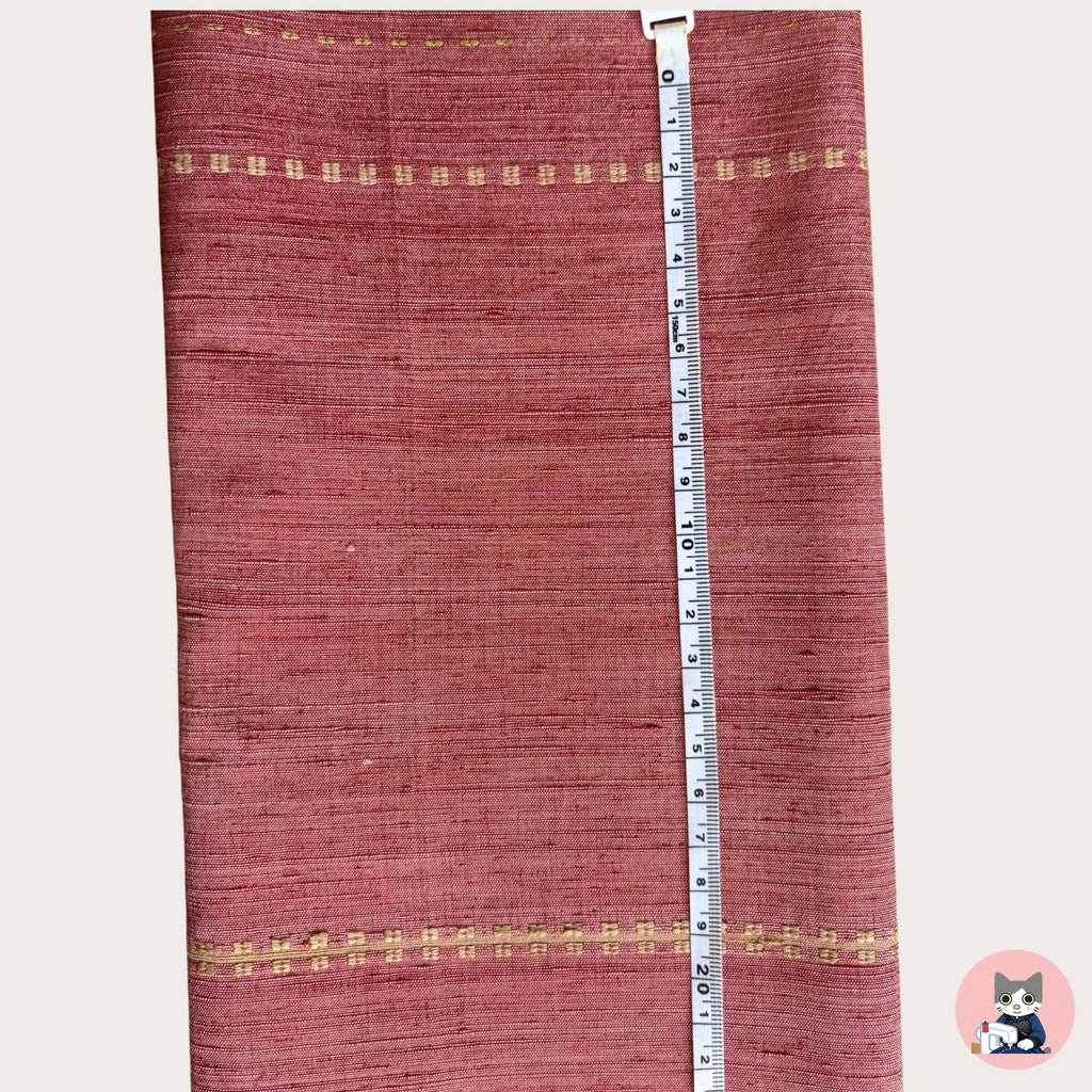 Sakura Pink Fine Stripe