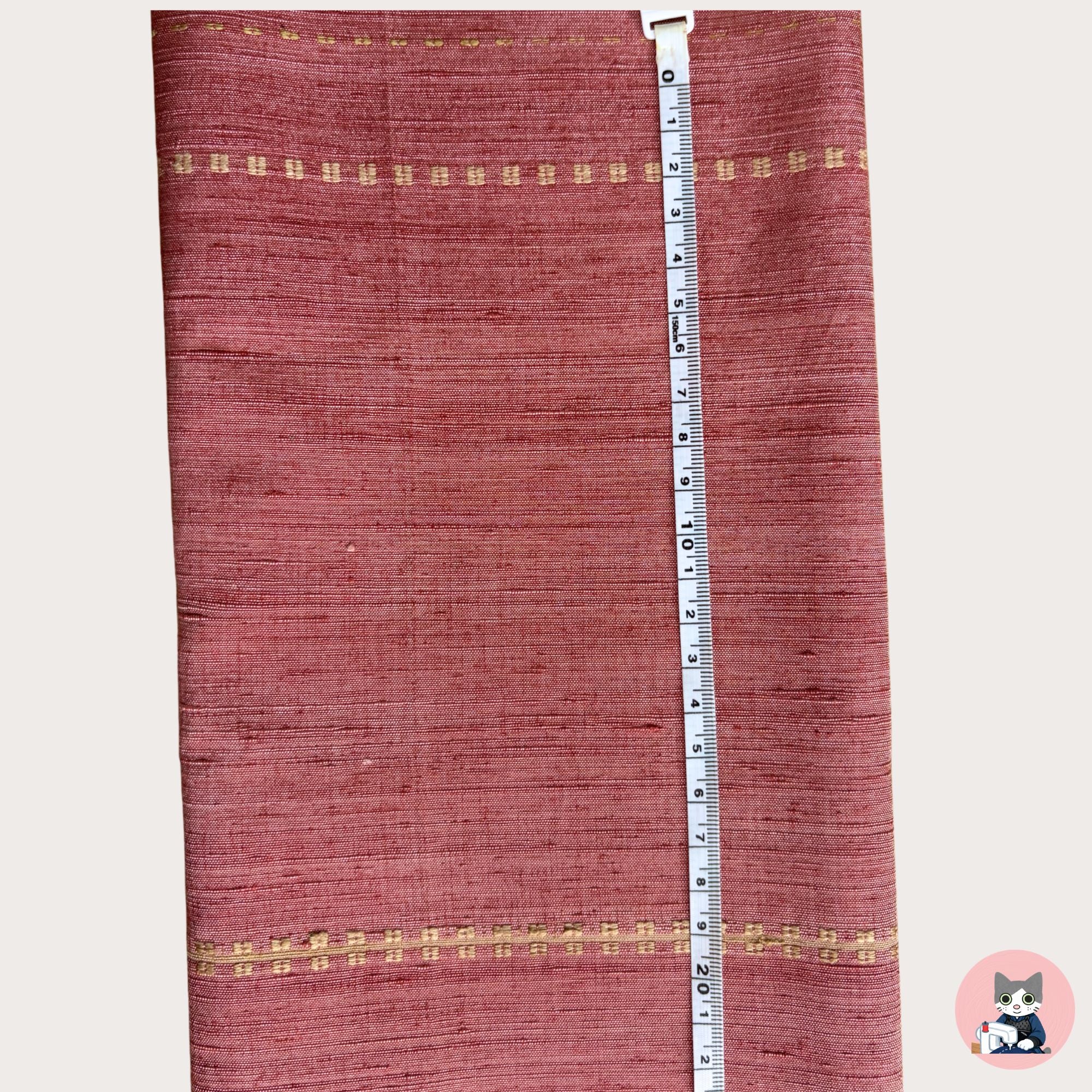Sakura Pink Fine Stripe
