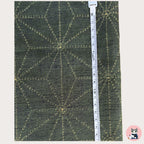 Green Hemp-Leaf Pattern