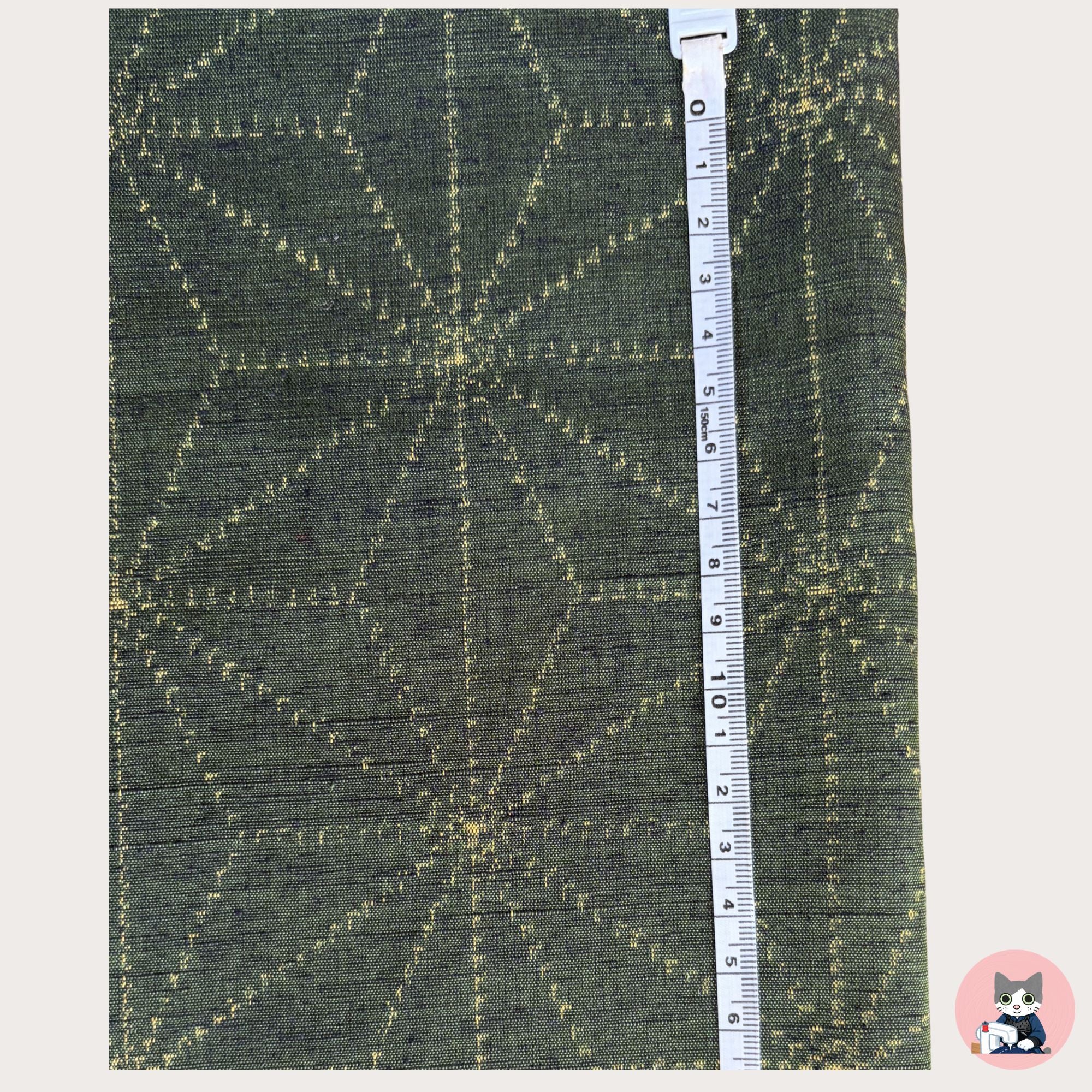 Green Hemp-Leaf Pattern